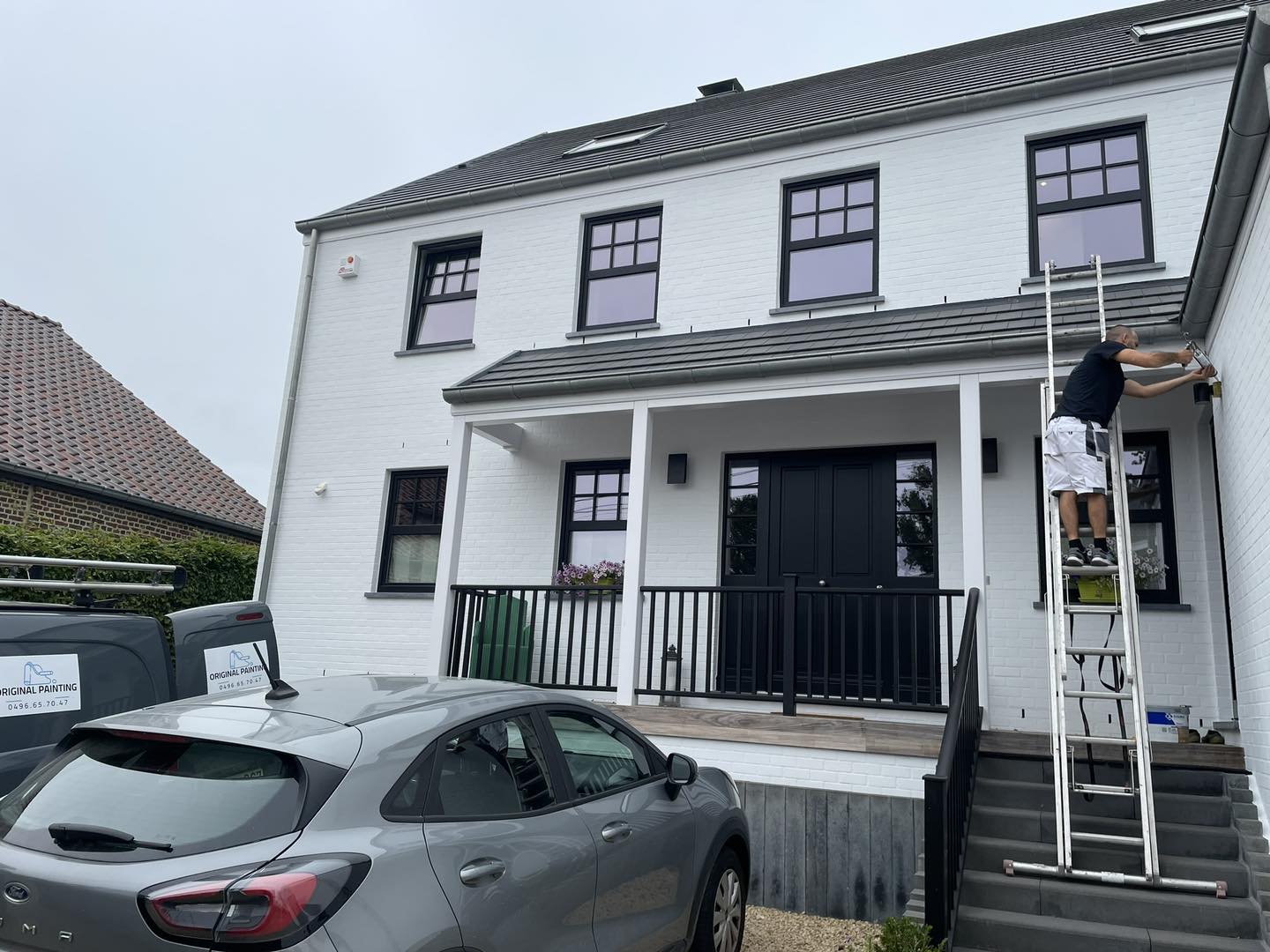 Peinture extérieure et façades par Original Painting à Courcelles